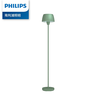 Philips 飛利浦 44102 Halo氛圍落地燈-羅勒綠 + Wiz燈泡 組合 PW013-SP